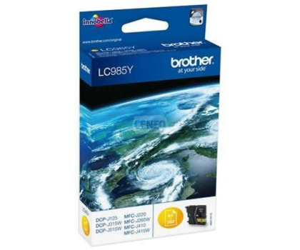 Tusz Brother LC985Y yellow 260str.